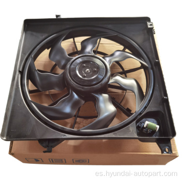 25380-2B700 Radiador y ventilador para Hyundai